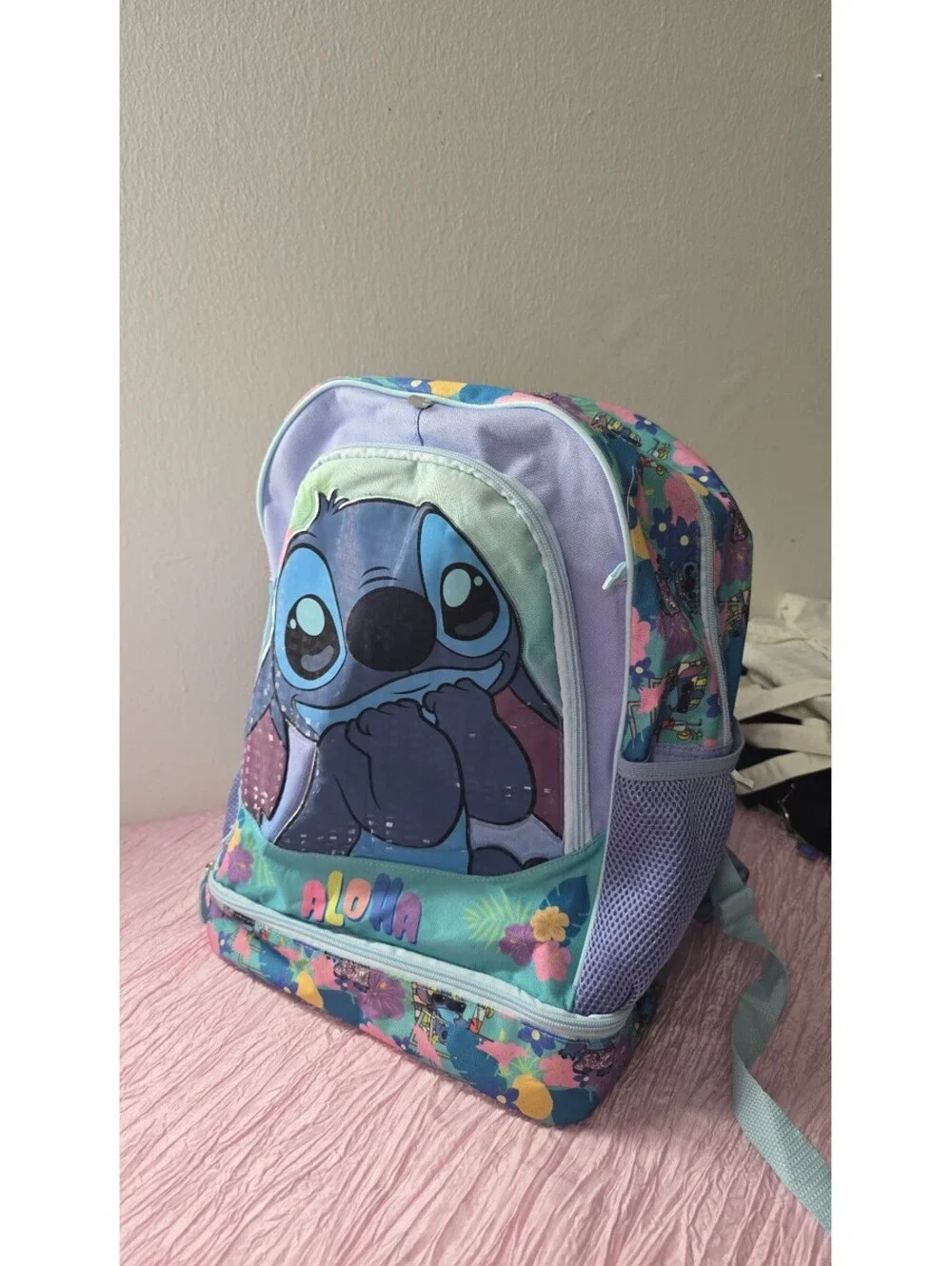 Disney Stitch Aloha Tropical Backpack NWOT